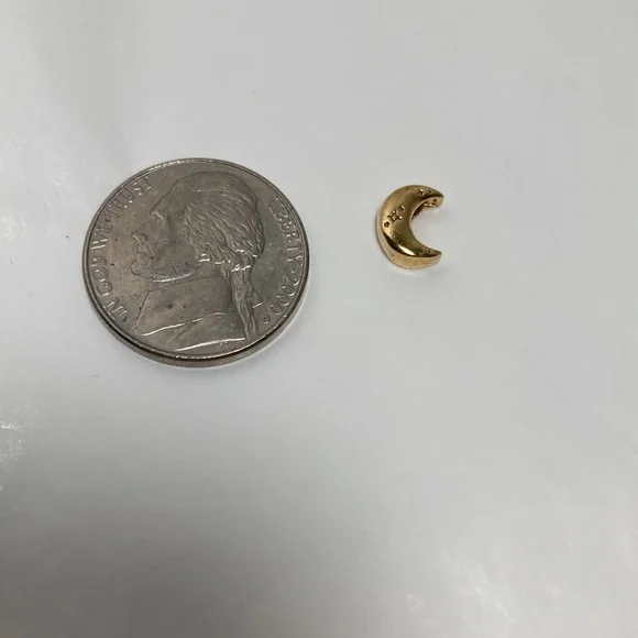 Crescent Moon Slider Charm - Picture 3 of 6